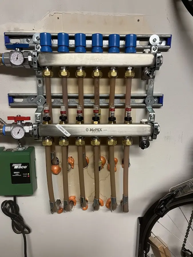 Plumber performing Leak Detection at a residential property in Vernon